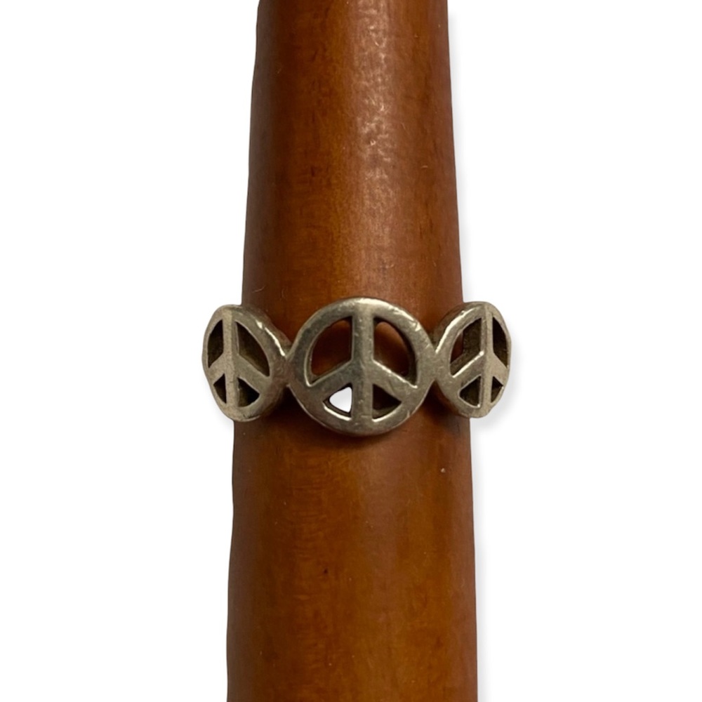 Silver Peace Ring